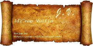 Jónap Vulfia névjegykártya